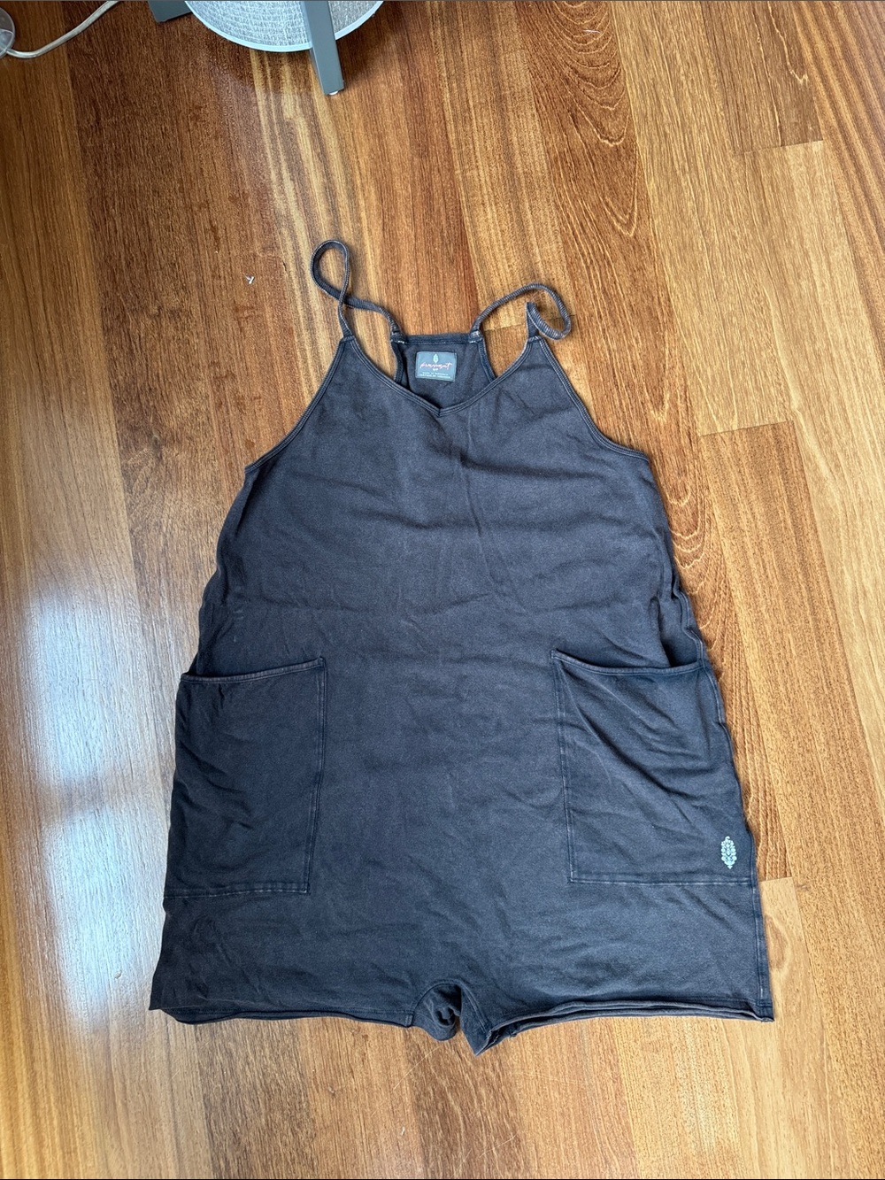 FP Movement by Free People Knit Sleeveless Romper with Pockets